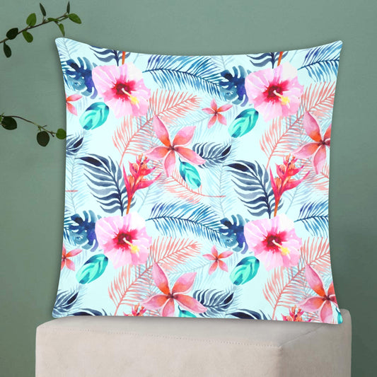 Pink Lily Zippered Cushion Cover 20"x20" - The Cool Collective AU