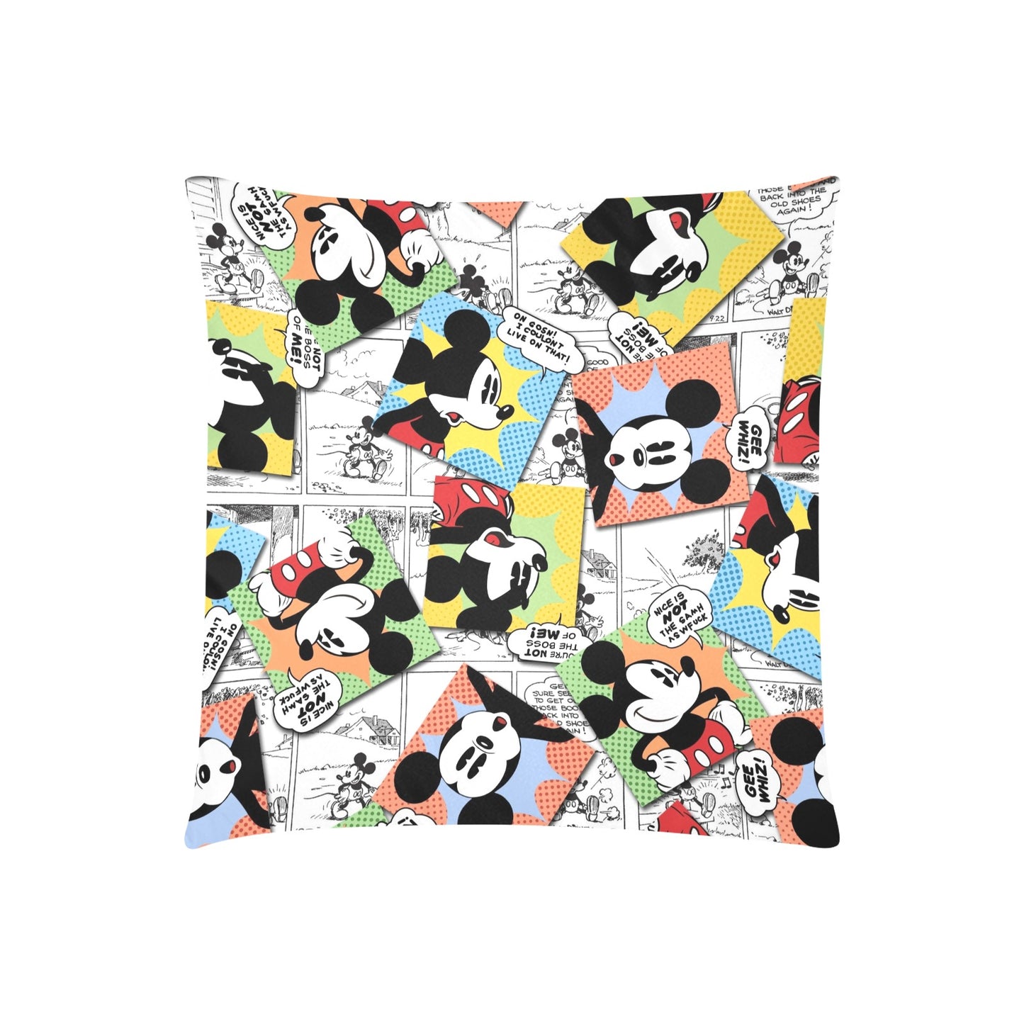 Mickey Cartoon Zippered Cushion Cover 20"x20" - The Cool Collective AU