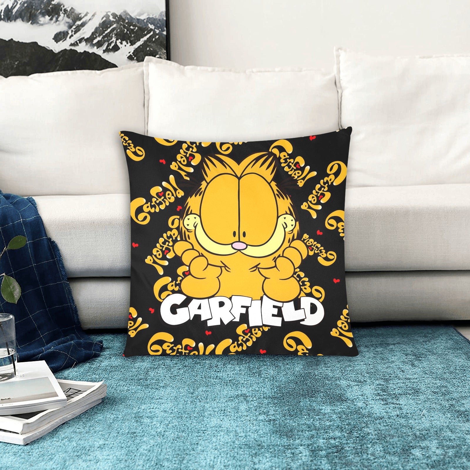 Garfield Zippered Cushion Cover 20"x20" - The Cool Collective AU