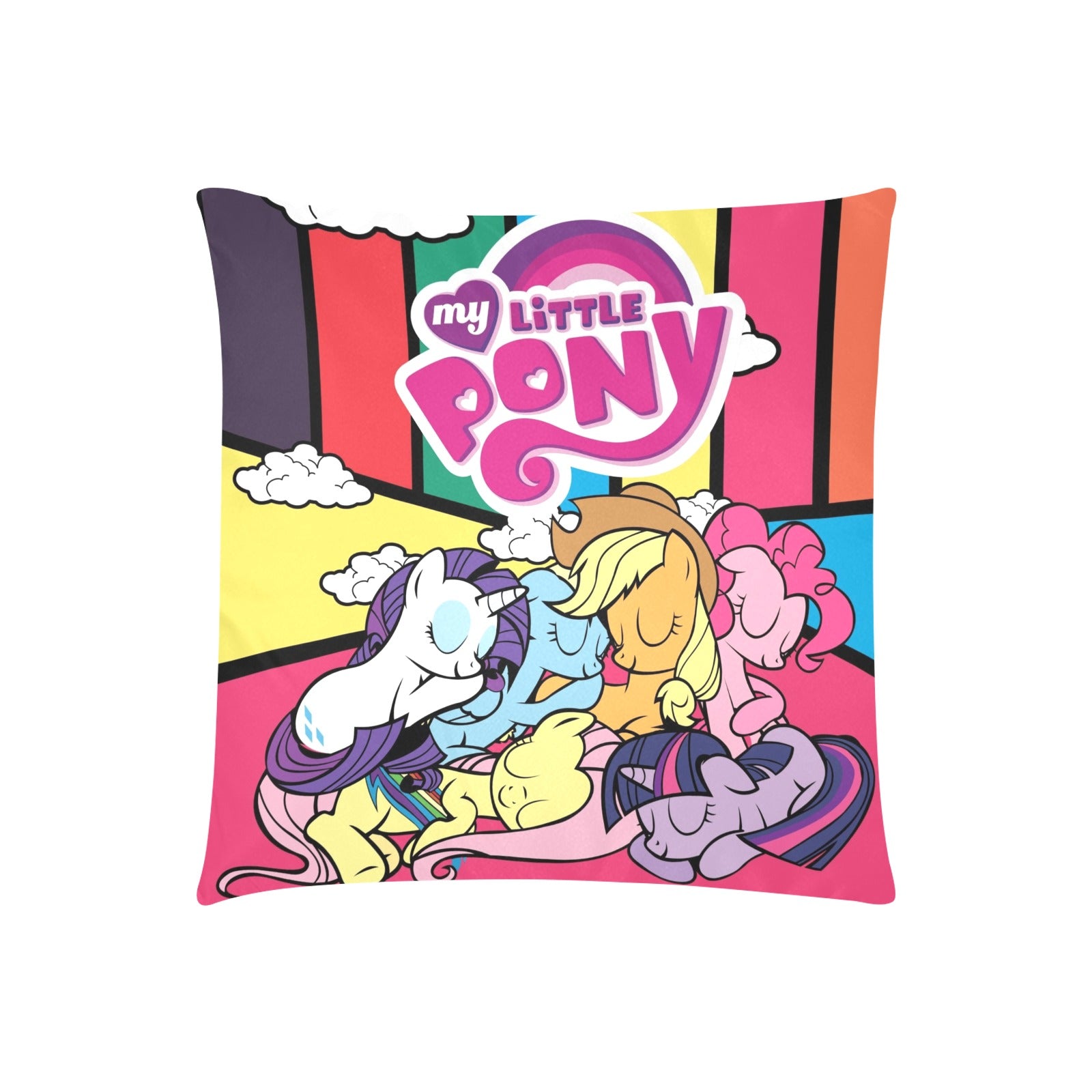 My Little Pony Zippered Cushion Cover 20"x20" - The Cool Collective AU