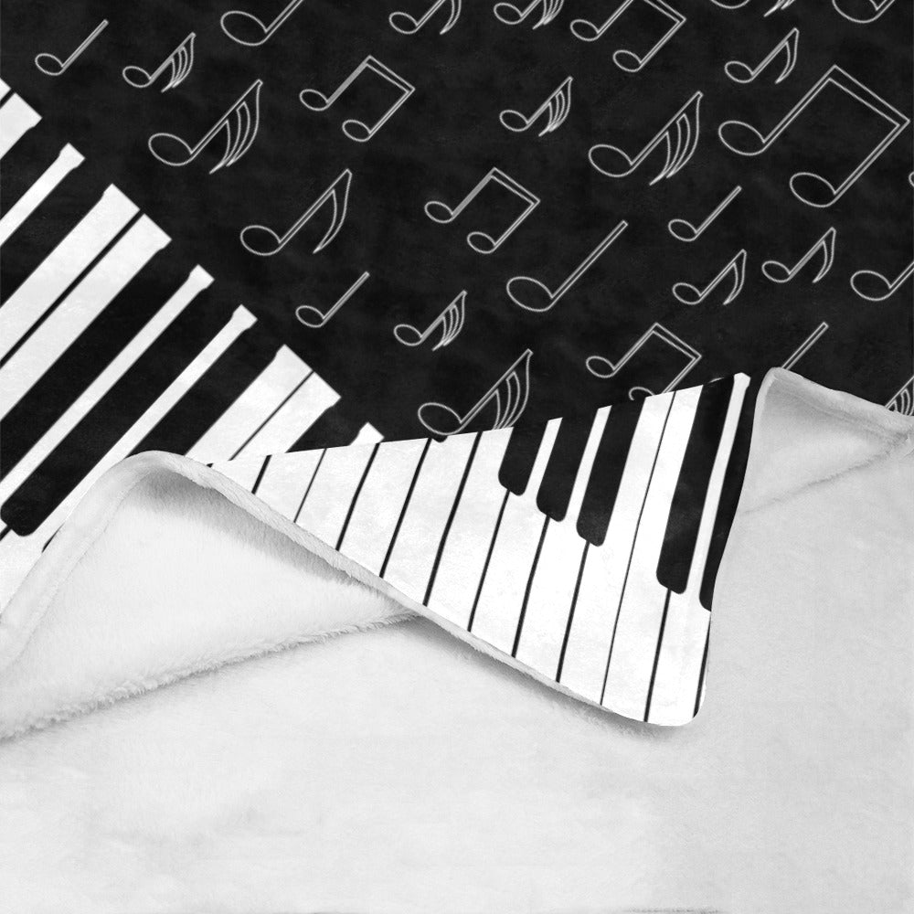 Music Themed Ultra-Soft Micro Fleece Blanket - The Cool Collective AU