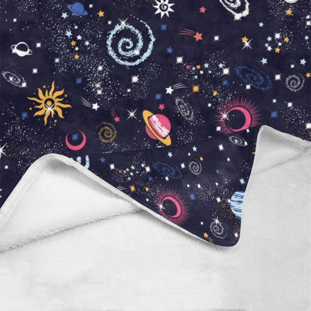 Galaxy Outer Space Ultra-Soft Micro Fleece Blanket - The Cool Collective AU