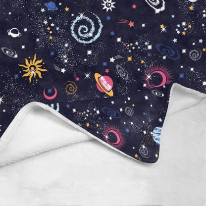 Galaxy Outer Space Ultra-Soft Micro Fleece Blanket - The Cool Collective AU