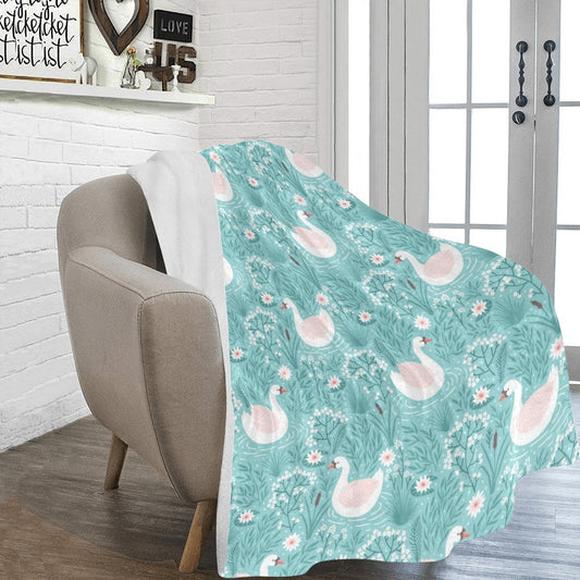 Swan Lake Ultra-Soft Micro Fleece Blanket - The Cool Collective AU
