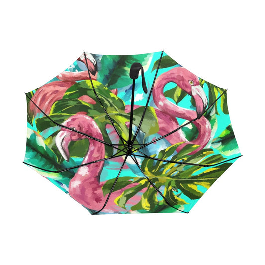 Flamingo Anti-UV Auto-Foldable Umbrella - The Cool Collective AU