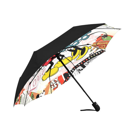 Mickey & Minnie Anti-UV Auto-Foldable Umbrella - The Cool Collective AU