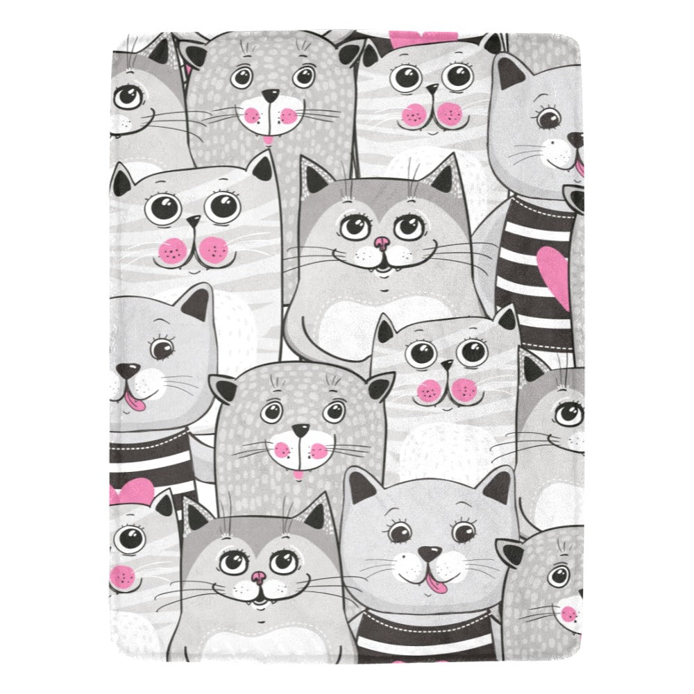 Cats Design Ultra-Soft Micro Fleece Blanket - The Cool Collective AU