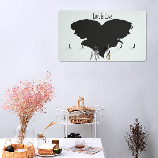 Love is Love Wall Mounted Decor Key Holder - The Cool Collective AU