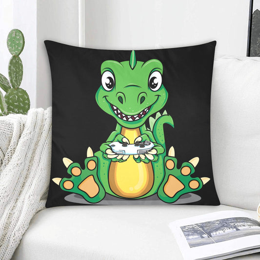 Dino Zippered Cushion Cover 20"x20" - The Cool Collective AU
