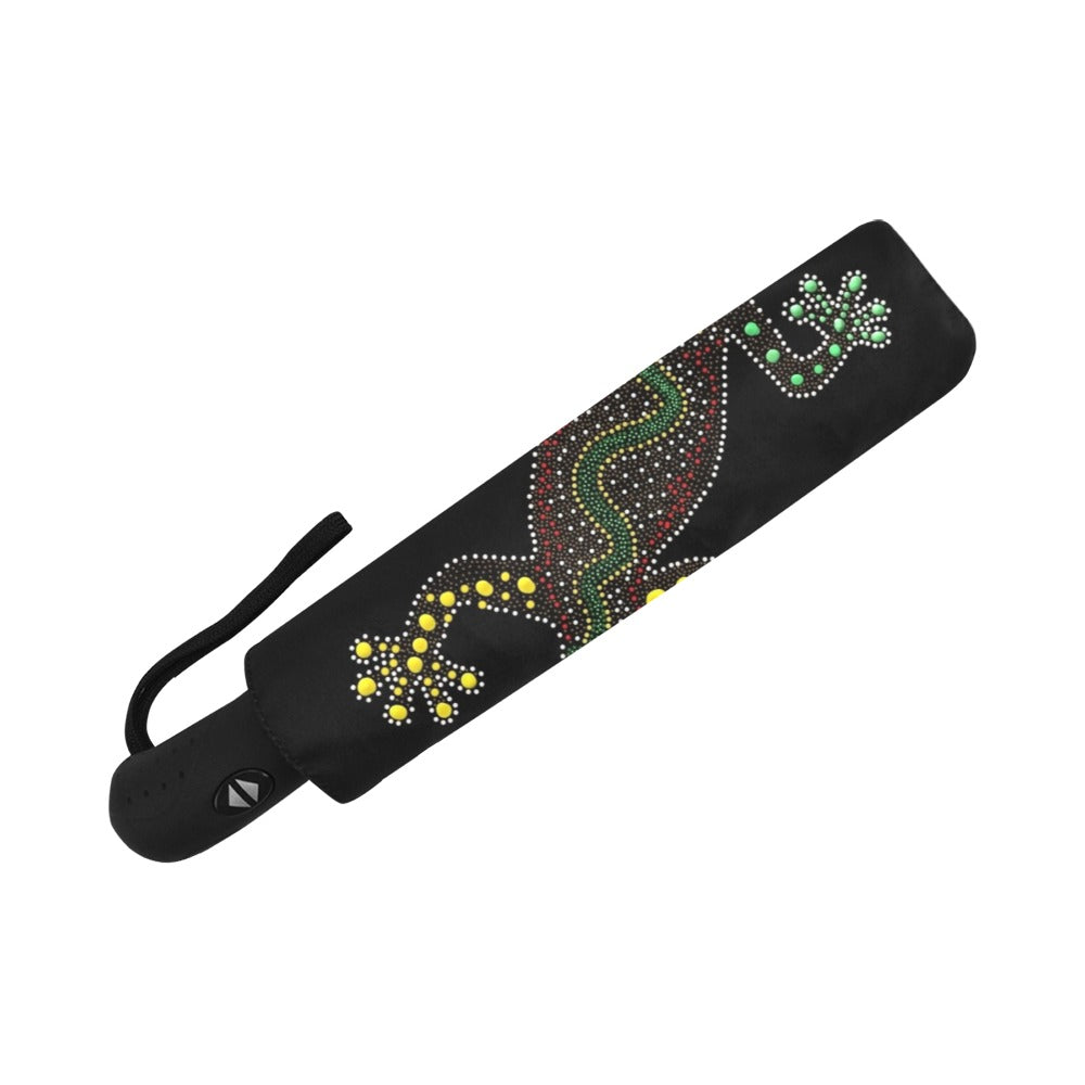 Indigenous Inspired Anti-UV Auto-Foldable Umbrella - The Cool Collective AU