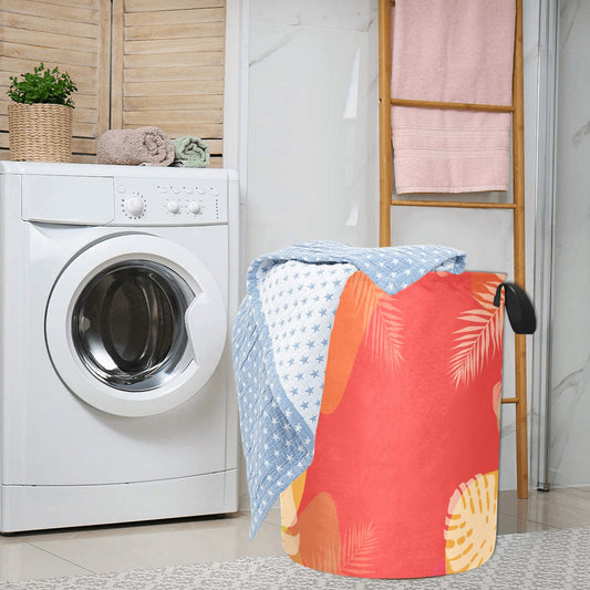 Orange Tropical Laundry Basket Laundry Bag - The Cool Collective AU