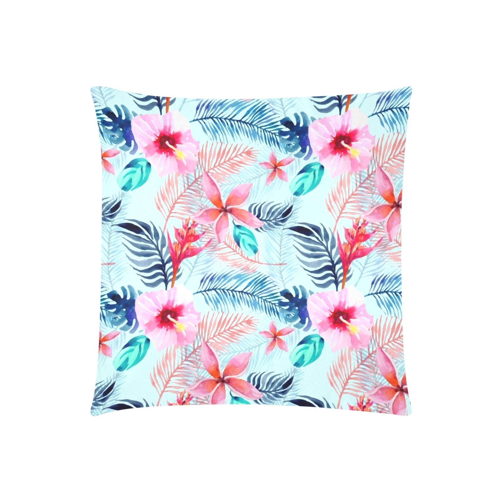 Pink Lily Zippered Cushion Cover 20"x20" - The Cool Collective AU