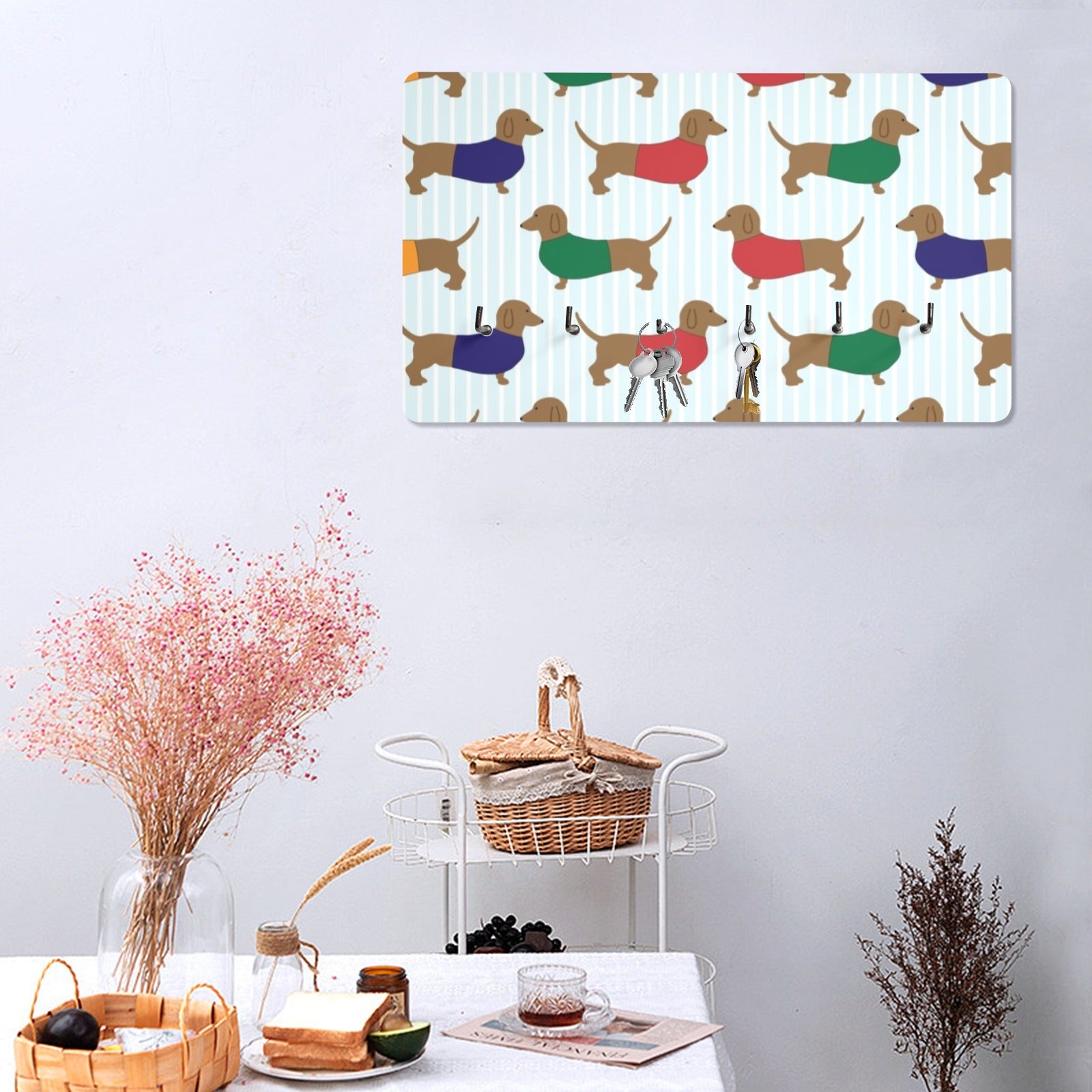 Dachshund Wall Mounted Decor Key Holder - The Cool Collective AU