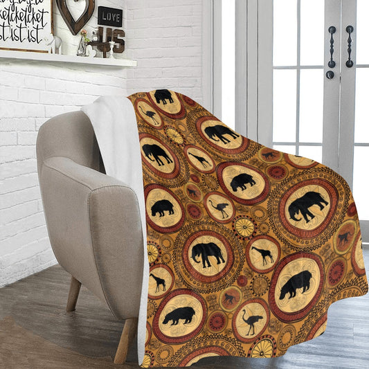 African Inspired Ultra-Soft Micro Fleece Blanket - The Cool Collective AU