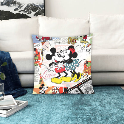 Mickey/Mini Zippered Cushion Cover 20"x20" - The Cool Collective AU