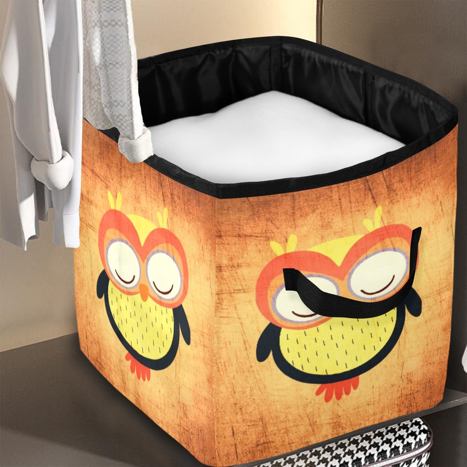Artful Owl Storage Cube Quilt Storage Bag - The Cool Collective AU