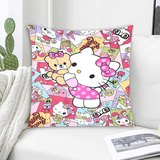 Hello Kitty Zippered Cushion Cover 20"x20" - The Cool Collective AU