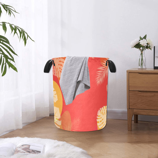 Orange Tropical Laundry Basket Laundry Bag - The Cool Collective AU
