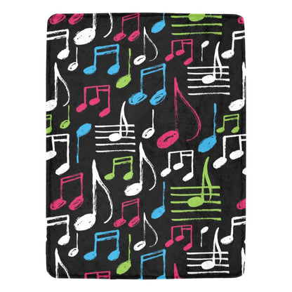 Music Themed Ultra-Soft Micro Fleece Blanket - The Cool Collective AU
