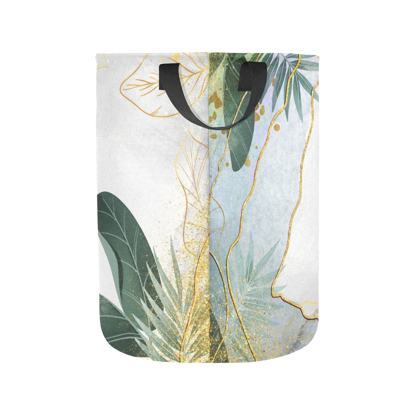 Green Floral Laundry Basket Laundry Bag - The Cool Collective AU