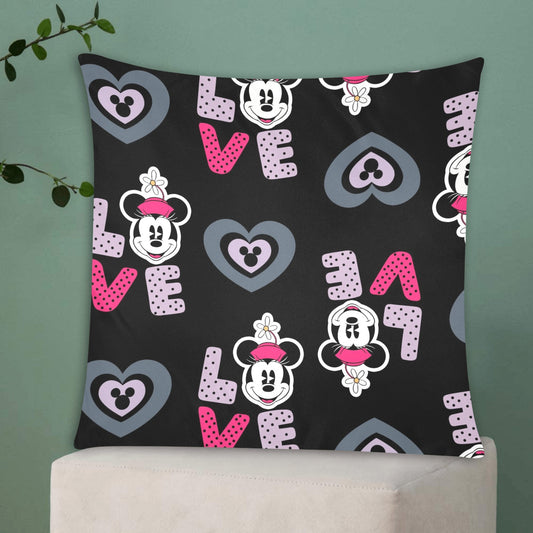 Minnie Mouse Love Zippered Cushion Cover 20"x20" - The Cool Collective AU