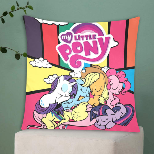 My Little Pony Zippered Cushion Cover 20"x20" - The Cool Collective AU