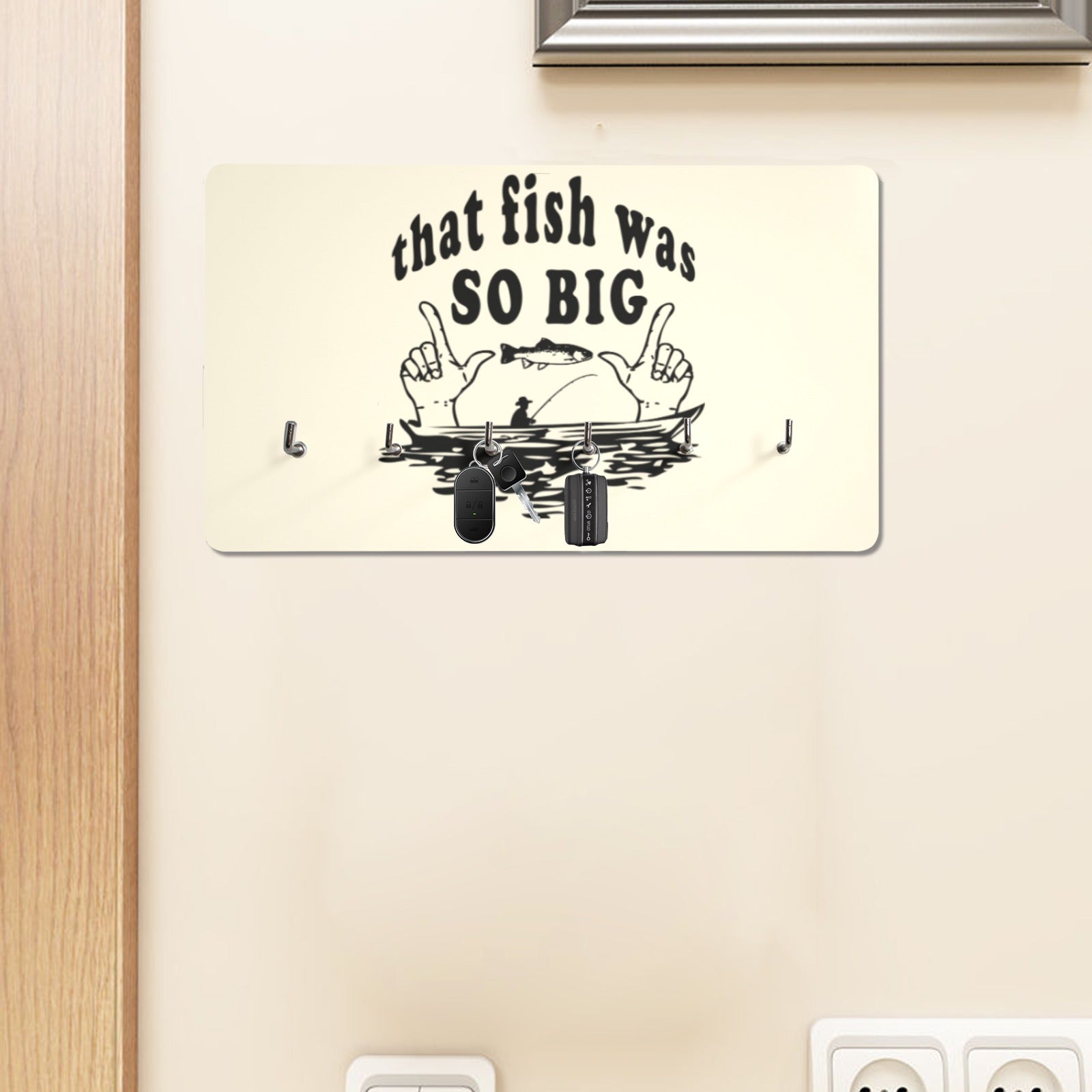 That Fish Was So Big Wall Mounted Decor Key Holder - The Cool Collective AU