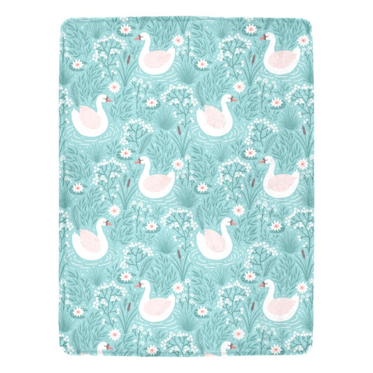 Swan Lake Ultra-Soft Micro Fleece Blanket - The Cool Collective AU