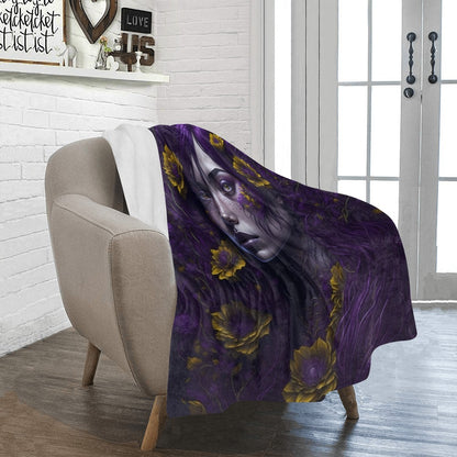 Mystic Floral Ultra-Soft Micro Fleece Blanket 40"x50" - The Cool Collective AU