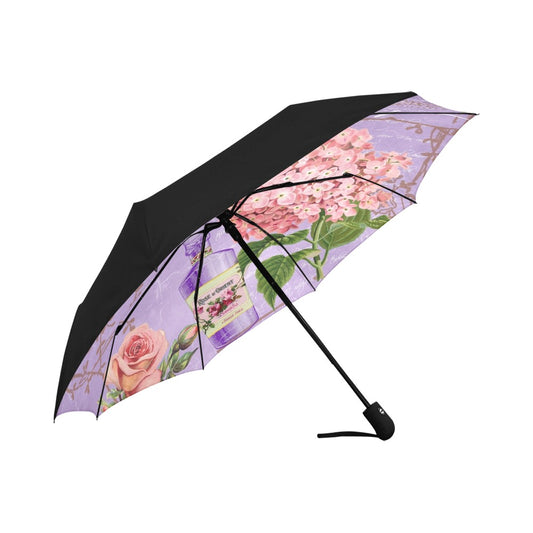 Vintage Parfum Anti-UV Auto-Foldable Umbrella - The Cool Collective AU