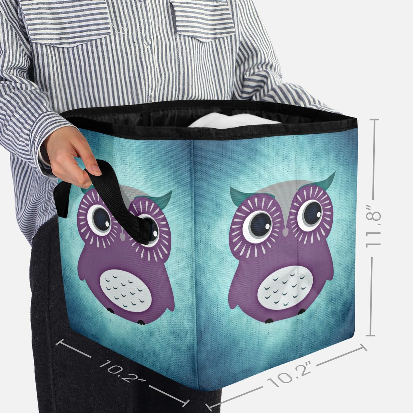 Artful Owl Storage Cube Quilt Storage Bag - The Cool Collective AU