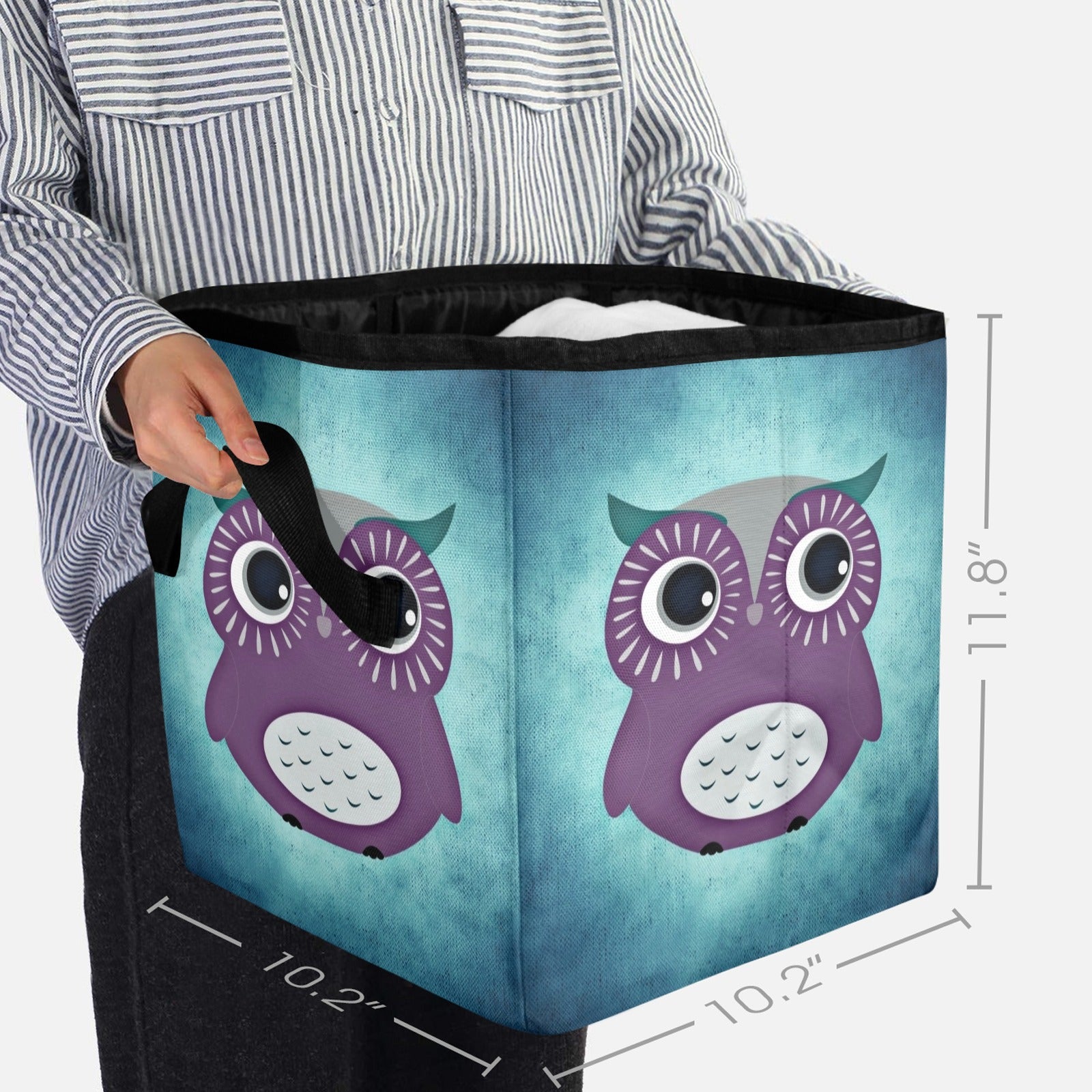 Artful Owl Storage Cube Quilt Storage Bag - The Cool Collective AU
