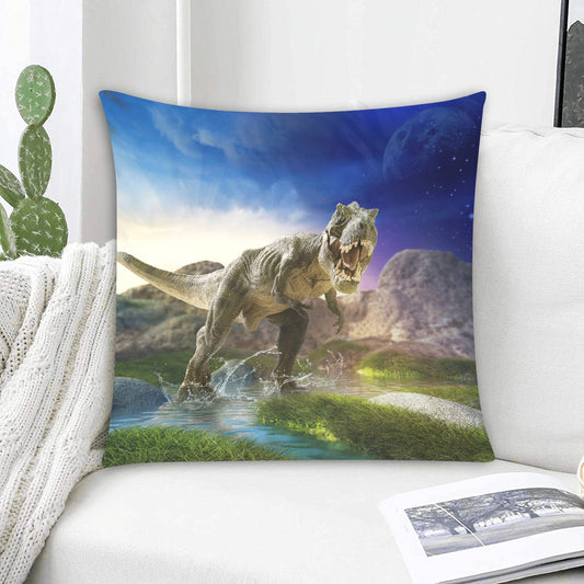 Dinosaur Zippered Cushion Cover 20"x20" - The Cool Collective AU
