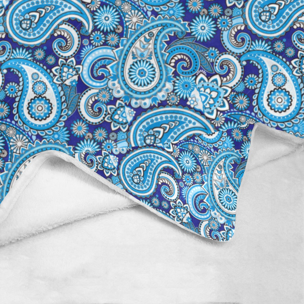Paisley Printed Ultra-Soft Micro Fleece Blanket - The Cool Collective AU