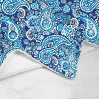 Paisley Printed Ultra-Soft Micro Fleece Blanket - The Cool Collective AU