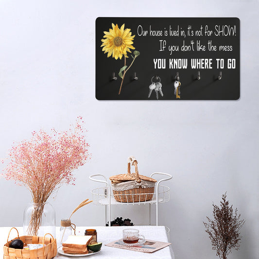 Chrysanthemum Wall Mounted Decor Key Holder - The Cool Collective AU