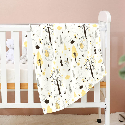 Honey Bear Baby Blanket - The Cool Collective AU