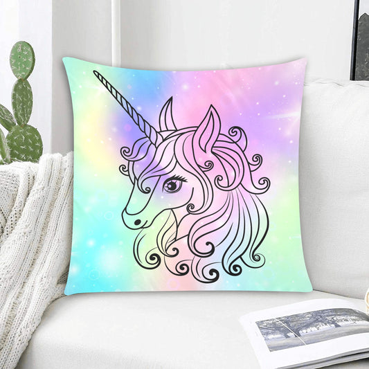 Unicorn Zippered Cushion Cover 20"x20" - The Cool Collective AU
