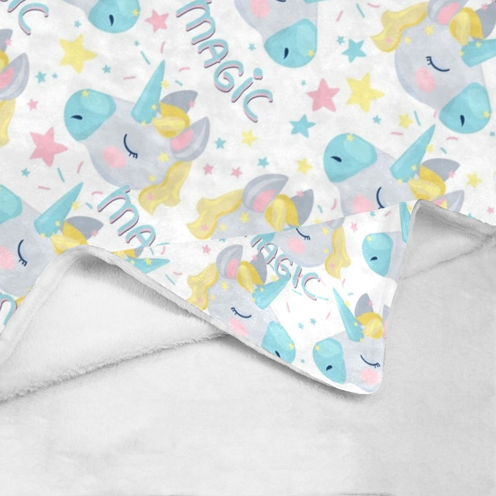 Magic Unicorn Ultra-Soft Micro Fleece Blanket - The Cool Collective AU