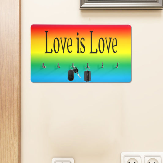 Love is Love Wall Mounted Decor Key Holder - The Cool Collective AU