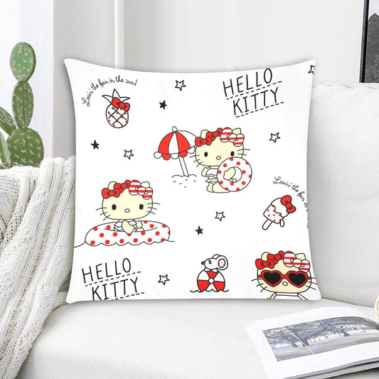 Hello Kitty Zippered Cushion Cover 20"x20" - The Cool Collective AU