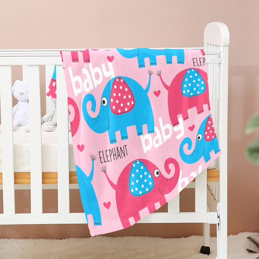 Baby Elephant Baby Blanket - The Cool Collective AU