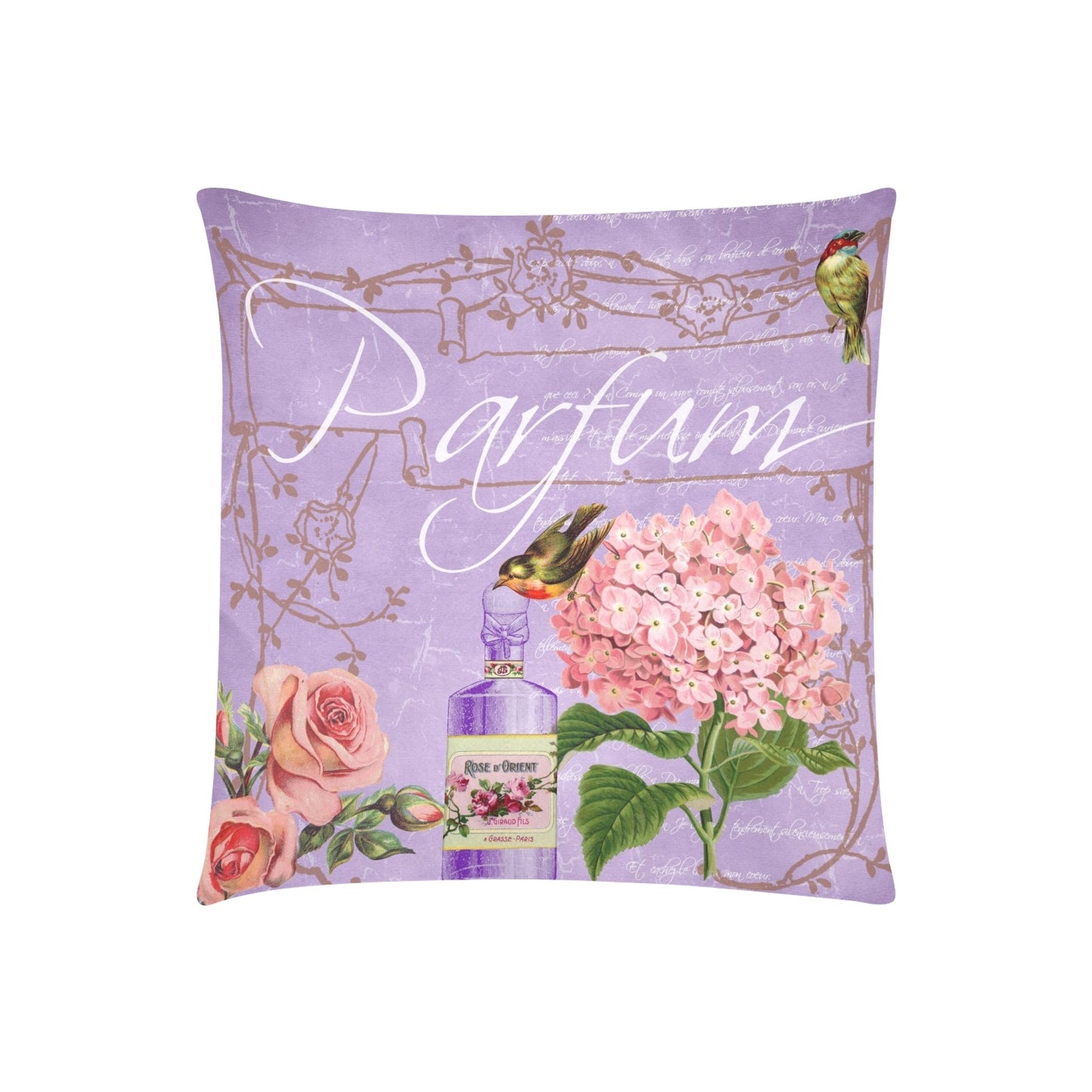 Victorian Vintage Zippered Cushion Cover 20"x20" - The Cool Collective AU