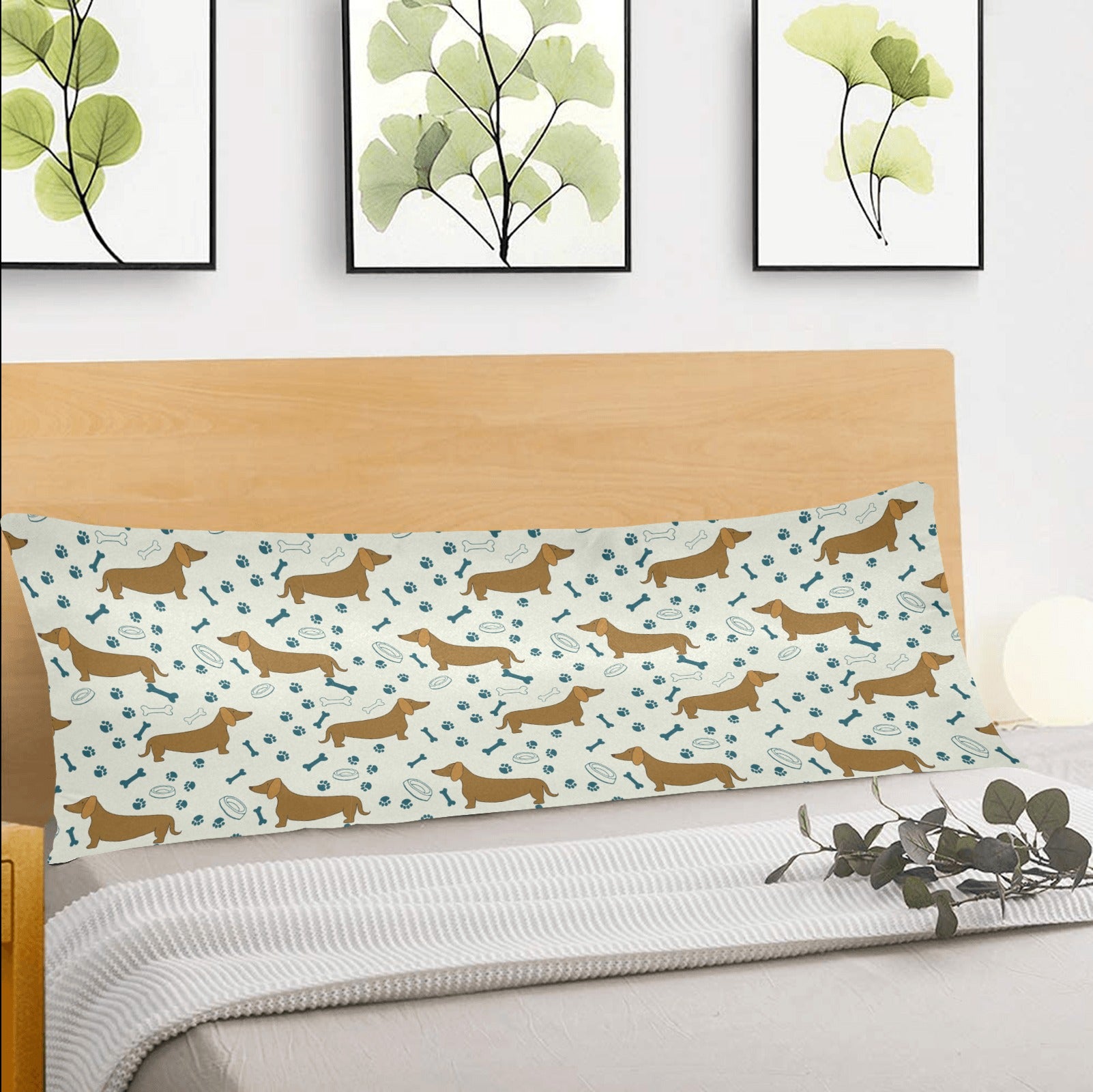 Dachshund Body Pillow Case 20" x 54" - The Cool Collective AU