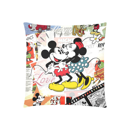 Mickey/Mini Zippered Cushion Cover 20"x20" - The Cool Collective AU