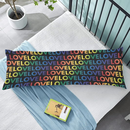 Pride Love Body Pillow Case 20" x 54" - The Cool Collective AU