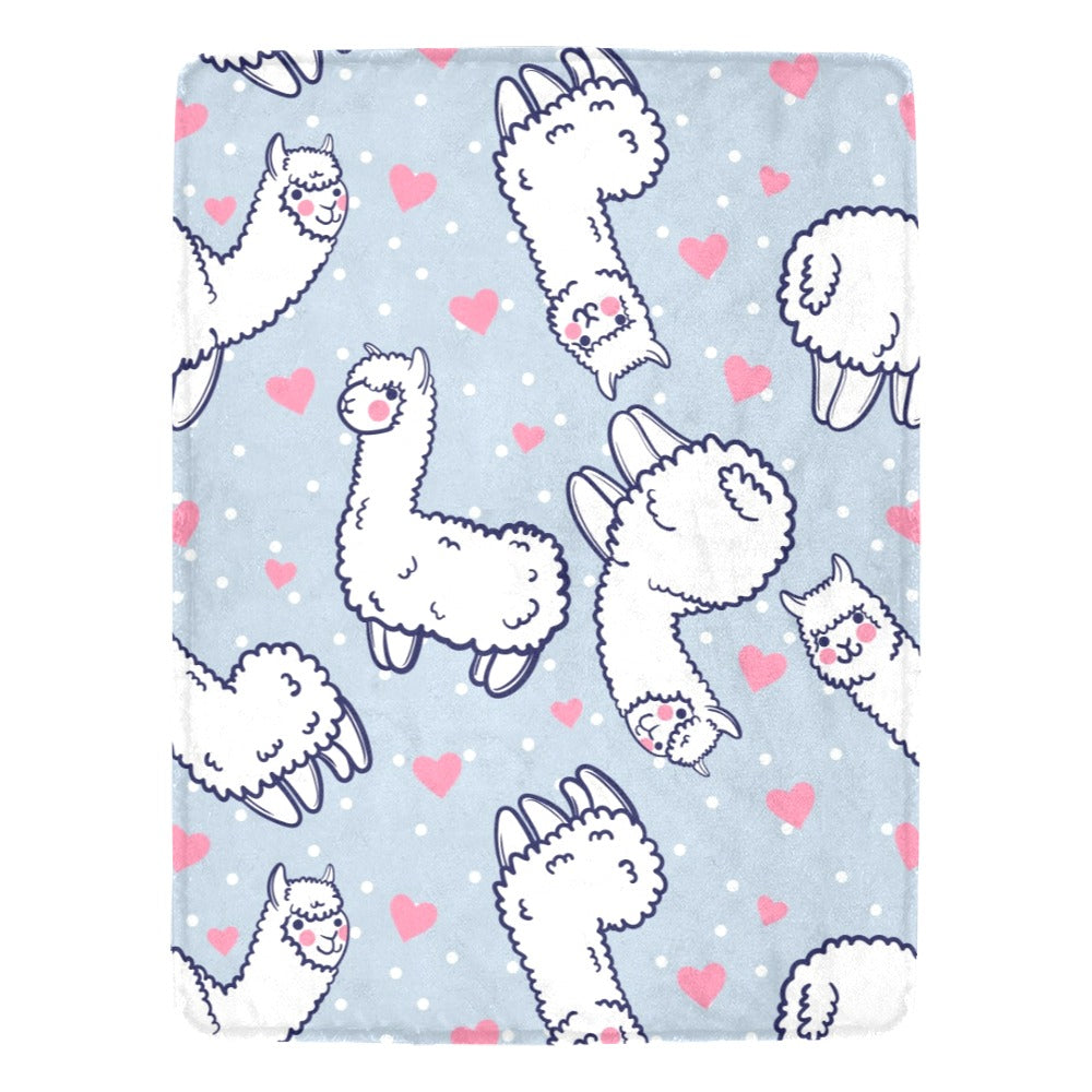 Llama Love Ultra-Soft Micro Fleece Blanket - The Cool Collective AU