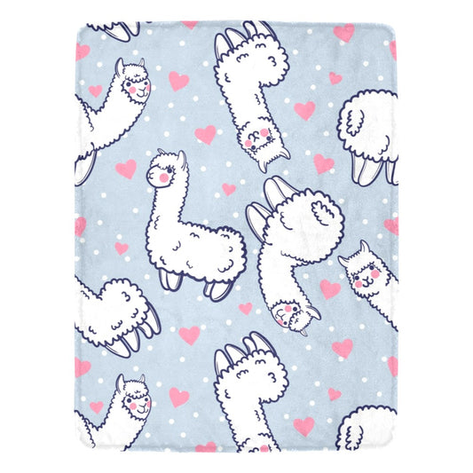 Llama Love Ultra-Soft Micro Fleece Blanket - The Cool Collective AU