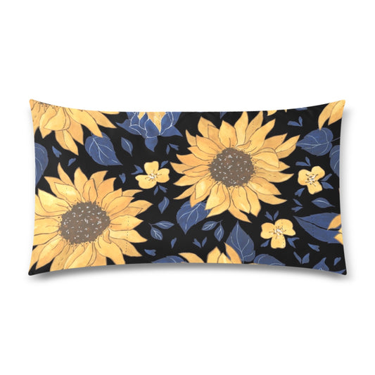Sunflower Rectangle Pillow Case 20"x36" - The Cool Collective AU