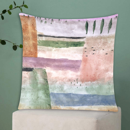 Abstract Zippered Pillow Case 20"x20" - The Cool Collective AU